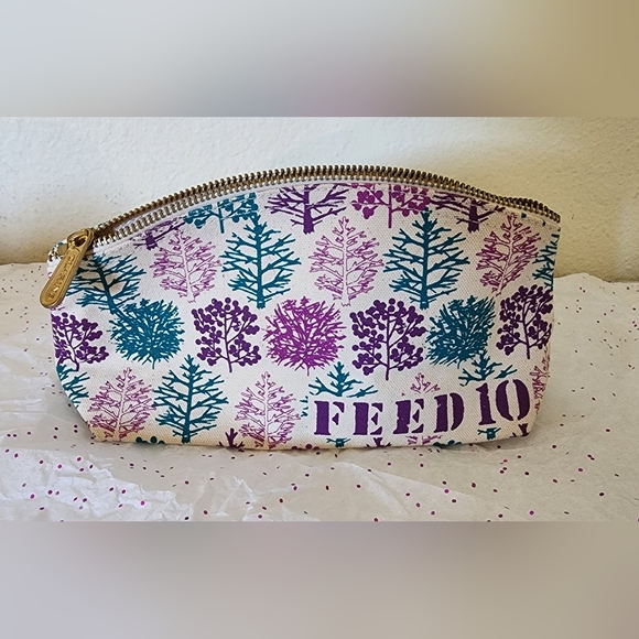 Colorful Tree Pattern Pouch - Picture 1 of 6